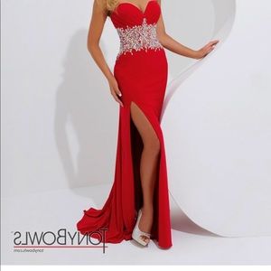Tony Bowls evening gown